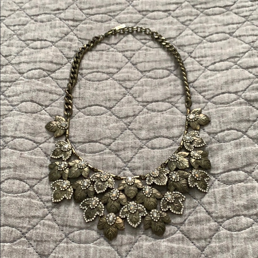 Leaf Pattern Baublebar Statement Necklace